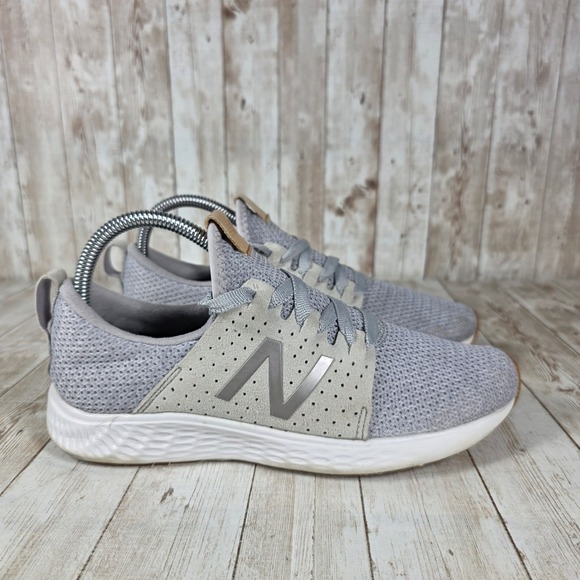New‎ Balance Fresh Foam Sport Running Shoes Gray Athletic Sneakers 7.5 - Picture 1 of 8